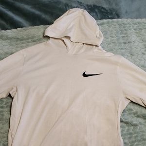 White Nike Dri-Fit Running Pullover